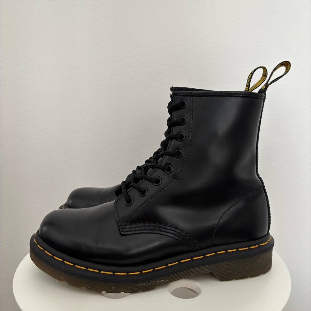 Dr. Martens 1460 narrow smooth leather lace up boots - Picture 3 of 10